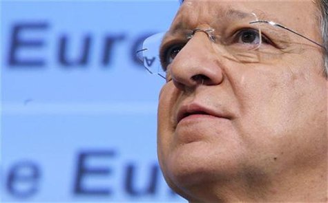 European Commission President Jose Manuel Barroso addresses a news conference at the EU Commission headquarters in Brussels November 28, 201 European Commission President Jose Manuel Barroso addresses a news conference at the EU Commission headquarters in Brussels November 28, 201