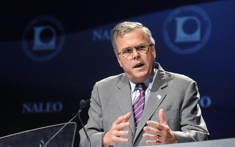 Former Florida Governor Jeb Bush addresses the National Association of Latino Elected and Appointed Officials Annual Conference in Lake Buen Former Florida Governor Jeb Bush addresses the National Association of Latino Elected and Appointed Officials Annual Conference in Lake Buen