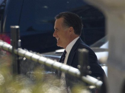 Former U.S. Republican presidential nominee Mitt Romney is pictured as he arrives at the White House for a private lunch with U.S. President Former U.S. Republican presidential nominee Mitt Romney is pictured as he arrives at the White House for a private lunch with U.S. President