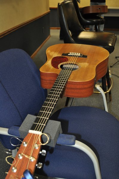 Austin's gui-tar! Will it be famous one day?