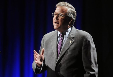 Former Florida Governor Jeb Bush addresses the National Association of Latino Elected and Appointed Officials Annual Conference in Lake Buen Former Florida Governor Jeb Bush addresses the National Association of Latino Elected and Appointed Officials Annual Conference in Lake Buen