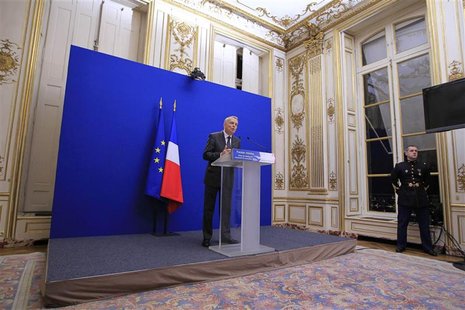 France's Prime Minister Jean-Marc Ayrault announces accords between the government and steelmaker ArcelorMittal and their Florange steelwork France's Prime Minister Jean-Marc Ayrault announces accords between the government and steelmaker ArcelorMittal and their Florange steelwork