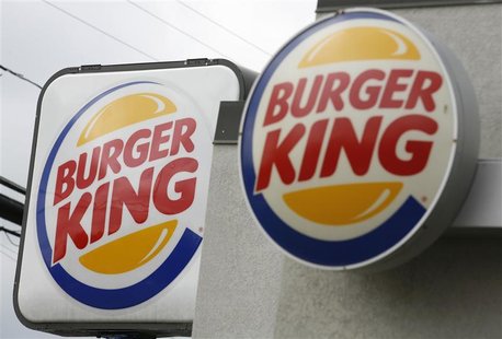 Burger King signs at a restaurant in Annandale, VA, August 24, 2010. REUTERS/Kevin Lamarque Burger King signs at a restaurant in Annandale, VA, August 24, 2010. REUTERS/Kevin Lamarque