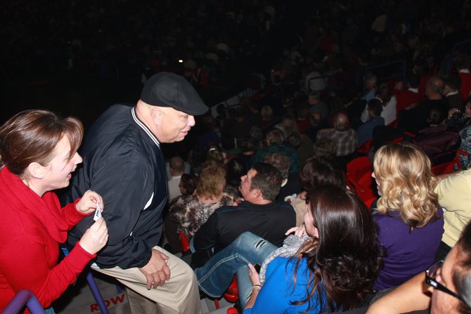 Bear & Charli upgraded them to the front row!