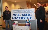 Jerry Bader Live @ Nicolet National Bank Collecting Presents for the Families of Children With Cancer Christmas Party 7