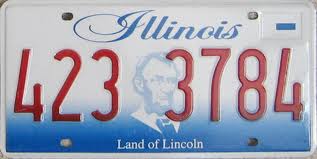Illinois plate Illinois plate
