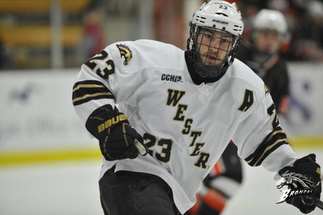 WMU senior forward Dane Walters, who scored the winning goal in the Broncos' 4-2 victory over Northern Michigan at Lawson Arena on Friday, November 30, 2012 (Photo courtesy of www.wmubroncos.com) WMU senior forward Dane Walters, who scored the winning goal in the Broncos' 4-2 victory over Northern Michigan at Lawson Arena on Friday, November 30, 2012 (Photo courtesy of www.wmubroncos.com)
