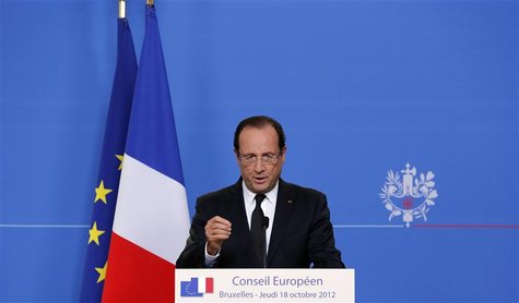 France's President Francois Hollande speaks at a news conference at the end of the first session of a two-day European Union (EU) leaders su France's President Francois Hollande speaks at a news conference at the end of the first session of a two-day European Union (EU) leaders su