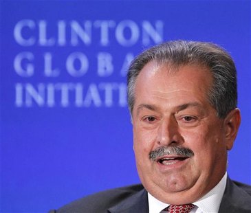 Andrew Liveris, Chairman and CEO of the Dow Chemical Company, participates in a group discussion on "Business by Design: Business with Integ Andrew Liveris, Chairman and CEO of the Dow Chemical Company, participates in a group discussion on "Business by Design: Business with Integ