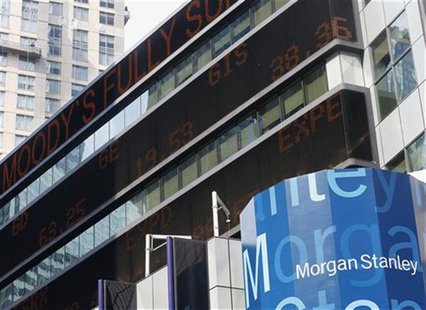The Morgan Stanley worldwide headquarters building is pictured in New York June 22, 2012. REUTERS/Brendan McDermid The Morgan Stanley worldwide headquarters building is pictured in New York June 22, 2012. REUTERS/Brendan McDermid