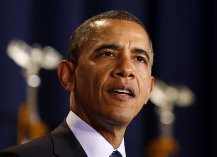 U.S. President Barack Obama speaks to the Nunn-Lugar Cooperative Threat Reduction symposium at the National Defense University in Washington U.S. President Barack Obama speaks to the Nunn-Lugar Cooperative Threat Reduction symposium at the National Defense University in Washington