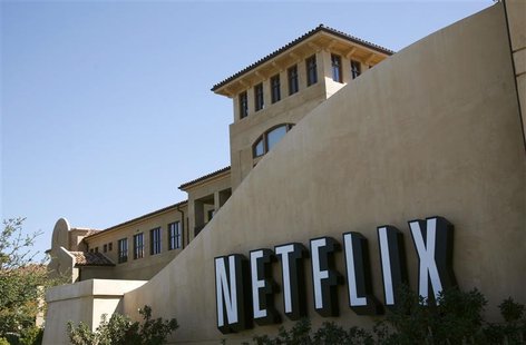 A sign is shown at the headquarters of Netflix in Los Gatos, California September 20, 2011. REUTERS/Robert Galbraith A sign is shown at the headquarters of Netflix in Los Gatos, California September 20, 2011. REUTERS/Robert Galbraith