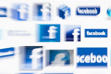 Facebook logos on a computer screen are seen in this photo illustration taken in Lavigny May 16, 2012. REUTERS/Valentin Flauraud Facebook logos on a computer screen are seen in this photo illustration taken in Lavigny May 16, 2012. REUTERS/Valentin Flauraud