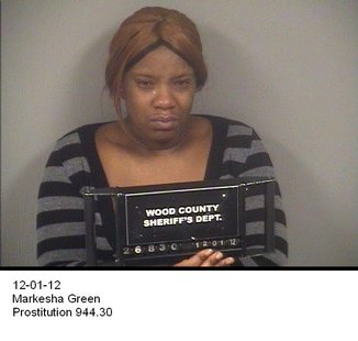 Markesha Green mugshot, courtesy Wood County Sheriff's Dept. Markesha Green mugshot, courtesy Wood County Sheriff's Dept.