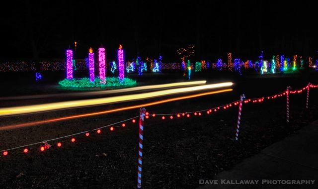 Cars going by..seeing the lights from the warmth of their car!