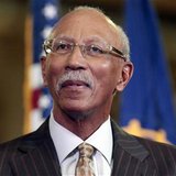 Detroit Mayor Dave Bing listens during a news conference at the Chrysler Mack I auto plant in Detroit, Michigan November 15, 2012. REUTERS/R