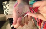 Adventures in Pintrest- Nail Polish Test 1