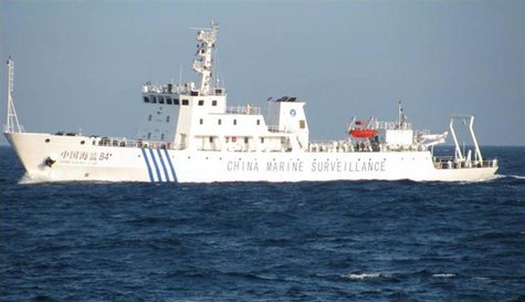 A Chinese marine surveillance ship is seen offshore of Vietnam's central Phu Yen province May 26, 2011 and released by Petrovietnam in this A Chinese marine surveillance ship is seen offshore of Vietnam's central Phu Yen province May 26, 2011 and released by Petrovietnam in this