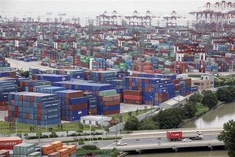 A general view of a container port in Shanghai June 24, 2009. REUTERS/Aly Song A general view of a container port in Shanghai June 24, 2009. REUTERS/Aly Song