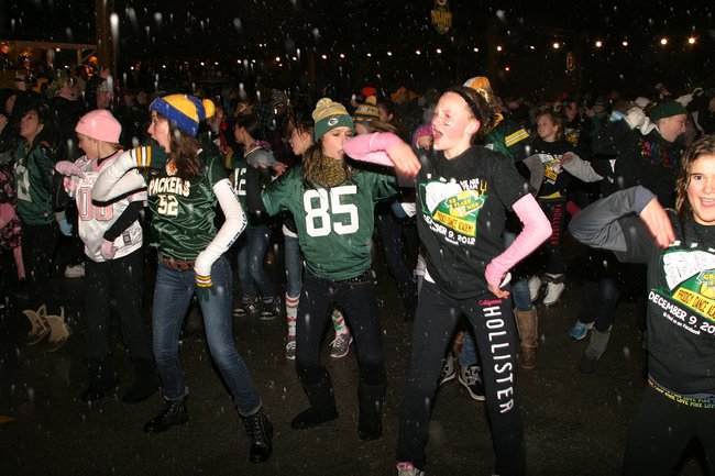 We Are Team GB Flash Mob at the Tundra Tailgate Zone with WIXX