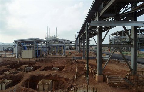 A general view of Lynas factory is seen in Gebeng, 270 km (168 miles) east of Kuala Lumpur April 19, 2012. REUTERS/Samsul Said A general view of Lynas factory is seen in Gebeng, 270 km (168 miles) east of Kuala Lumpur April 19, 2012. REUTERS/Samsul Said