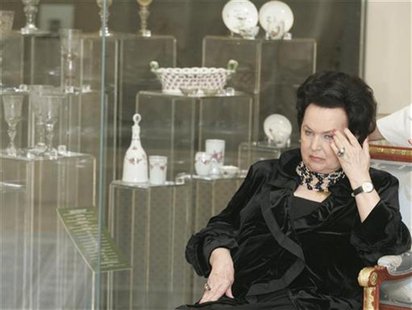 File photo of Russian opera singer Galina Vishnevskaya sitting at the opening ceremony of an exhibition in Konstantinovsky Palace in St.Pete File photo of Russian opera singer Galina Vishnevskaya sitting at the opening ceremony of an exhibition in Konstantinovsky Palace in St.Pete