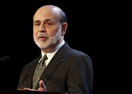 Federal Reserve Chairman Ben Bernanke speaks to the Economic Club of New York in New York, November 20, 2012. REUTERS/Brendan McDermid Federal Reserve Chairman Ben Bernanke speaks to the Economic Club of New York in New York, November 20, 2012. REUTERS/Brendan McDermid