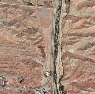 A section of the Parchin military facility in Iran is pictured in this August 22, 2012 DigitalGlobe handout satellite image. REUTERS/Courtes A section of the Parchin military facility in Iran is pictured in this August 22, 2012 DigitalGlobe handout satellite image. REUTERS/Courtes
