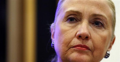 U.S. Secretary of State Hillary Clinton listens to a question during a joint news conference with Irish Prime Minister Enda Kenny at the gov U.S. Secretary of State Hillary Clinton listens to a question during a joint news conference with Irish Prime Minister Enda Kenny at the gov
