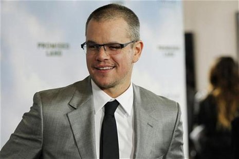 Cast member Matt Damon poses at the premiere of "Promised Land" at the Directors Guild of America (DGA) in Los Angeles, California December Cast member Matt Damon poses at the premiere of "Promised Land" at the Directors Guild of America (DGA) in Los Angeles, California December