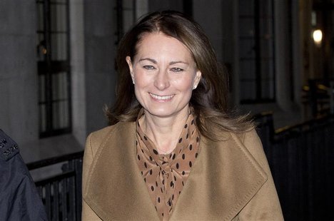 Carole Middleton leaves the King Edward VII hospital where her daughter Catherine, Duchess of Cambridge is being treated in London, December Carole Middleton leaves the King Edward VII hospital where her daughter Catherine, Duchess of Cambridge is being treated in London, December