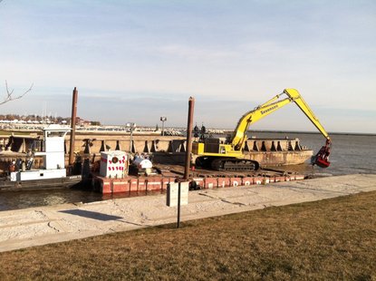 River dredging nears completion River dredging nears completion