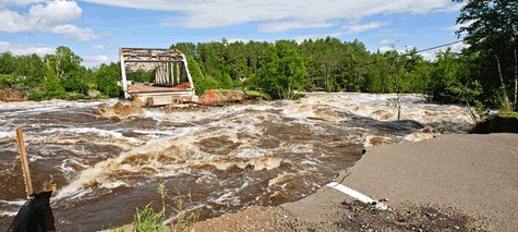 Flooded Thomson Bridge Flooded Thomson Bridge