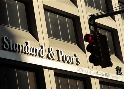 The Standard and Poor's building in New York, August 2, 2011. REUTERS/Brendan McDermid The Standard and Poor's building in New York, August 2, 2011. REUTERS/Brendan McDermid