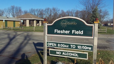The park is located along 9th Street in Oshtemo Township. The park is located along 9th Street in Oshtemo Township.