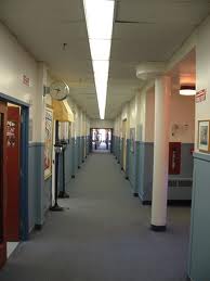 School hallway School hallway