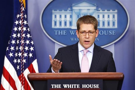White House Press Secretary Jay Carney answers questions from reporters during a media briefing at the White House in Washington December 17 White House Press Secretary Jay Carney answers questions from reporters during a media briefing at the White House in Washington December 17