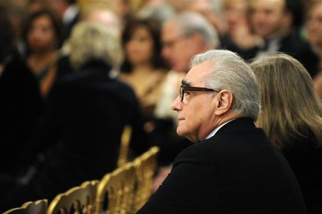 Director Martin Scorcese takes a seat in the East Room for a reception for Kennedy Center Honorees at the White House in Washington, in this Director Martin Scorcese takes a seat in the East Room for a reception for Kennedy Center Honorees at the White House in Washington, in this