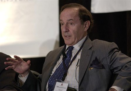 Mort Zuckerman, chairman of the board of directors of Boston Properties, Inc., speaks at the Wharton Economic Summit in New York February 1, Mort Zuckerman, chairman of the board of directors of Boston Properties, Inc., speaks at the Wharton Economic Summit in New York February 1,