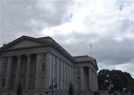 The U.S. Treasury building is seen in Washington, September 29, 2008. REUTERS/Jim Bourg The U.S. Treasury building is seen in Washington, September 29, 2008. REUTERS/Jim Bourg