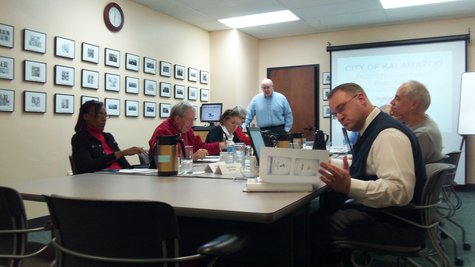 Commission at an early budget work session. Commission at an early budget work session.