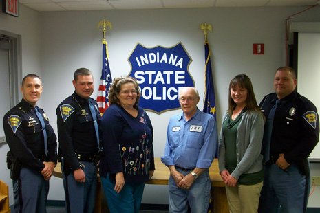 Photo…Left to Right….Lt. Dan Jones, Trooper Mike Taylor, Chris Schurick, Ron Vermillion, Sara Nelson, and Senior Trooper Ty Lightle..
Not Pictured were Corporal Lisa West and Trooper Mike Laney… Photo…Left to Right….Lt. Dan Jones, Trooper Mike Taylor, Chris Schurick, Ron Vermillion, Sara Nelson, and Senior Trooper Ty Lightle..
Not Pictured were Corporal Lisa West and Trooper Mike Laney…