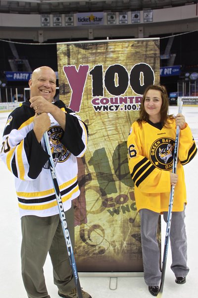 It was all innocent at first, just a little Resch Center ice time for Bear & Charli