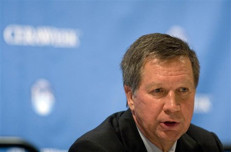 Ohio Governor John Kasich speaks during the CERAWEEK world petrochemical conference in Houston March 7, 2012. REUTERS/Donna W. Carson Ohio Governor John Kasich speaks during the CERAWEEK world petrochemical conference in Houston March 7, 2012. REUTERS/Donna W. Carson