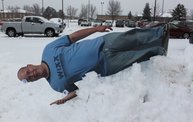 How did we measure the snowfall on 12/20/12?  With our Otis-ometer named Snowtis of course. 16