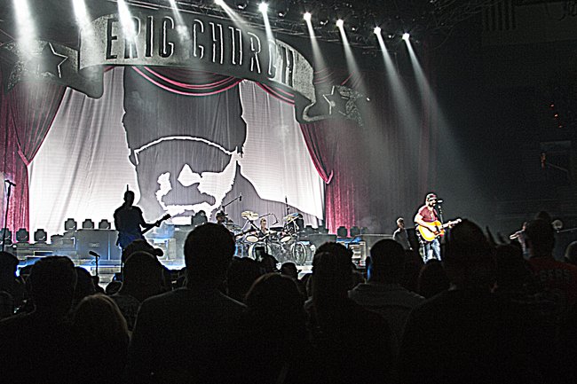 Eric Church at the Resch Center