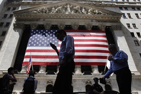 People walk outside the New York Stock Exchange in New York August 8, 2011. REUTERS/Shannon Stapleton People walk outside the New York Stock Exchange in New York August 8, 2011. REUTERS/Shannon Stapleton