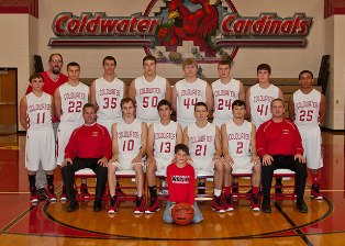 2012-2013 Coldwater boys varsity basketball team 2012-2013 Coldwater boys varsity basketball team