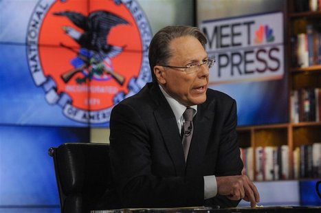 Wayne LaPierre, CEO and Executive Vice President, National Rifle Association, appears on "Meet the Press" in Washington D.C. in this Decembe Wayne LaPierre, CEO and Executive Vice President, National Rifle Association, appears on "Meet the Press" in Washington D.C. in this Decembe