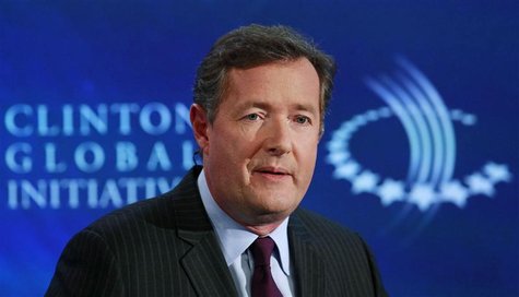 Television host Piers Morgan hosts a conversation titled "Communication by Design: Inspirational Change" during the final day of the Clinton Television host Piers Morgan hosts a conversation titled "Communication by Design: Inspirational Change" during the final day of the Clinton